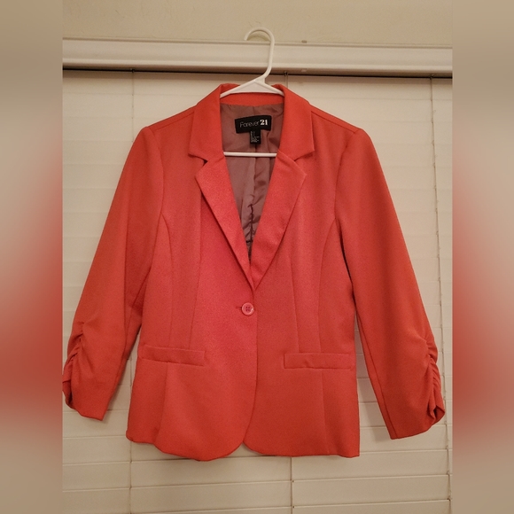 Forever 21 Salmon Blazer - Picture 1 of 6